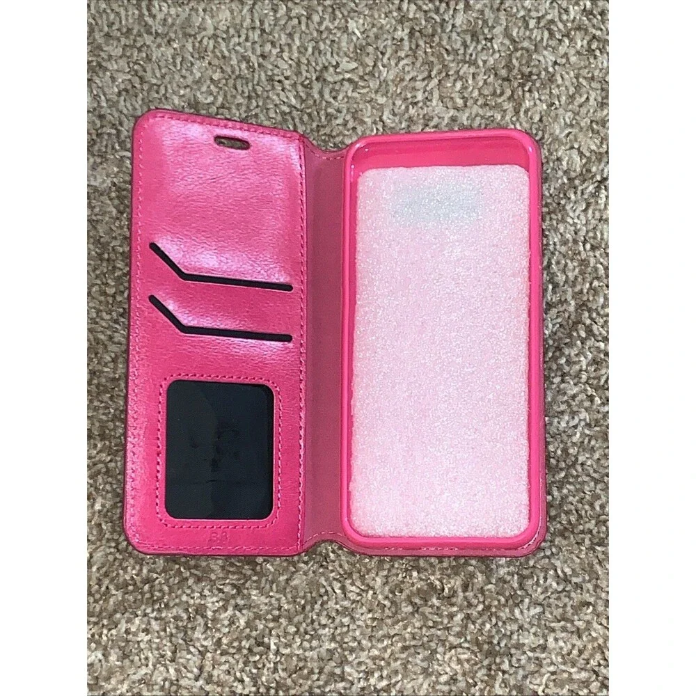MYBAT Pink Leather Case for Samsung Galaxy S8 New and Unused
